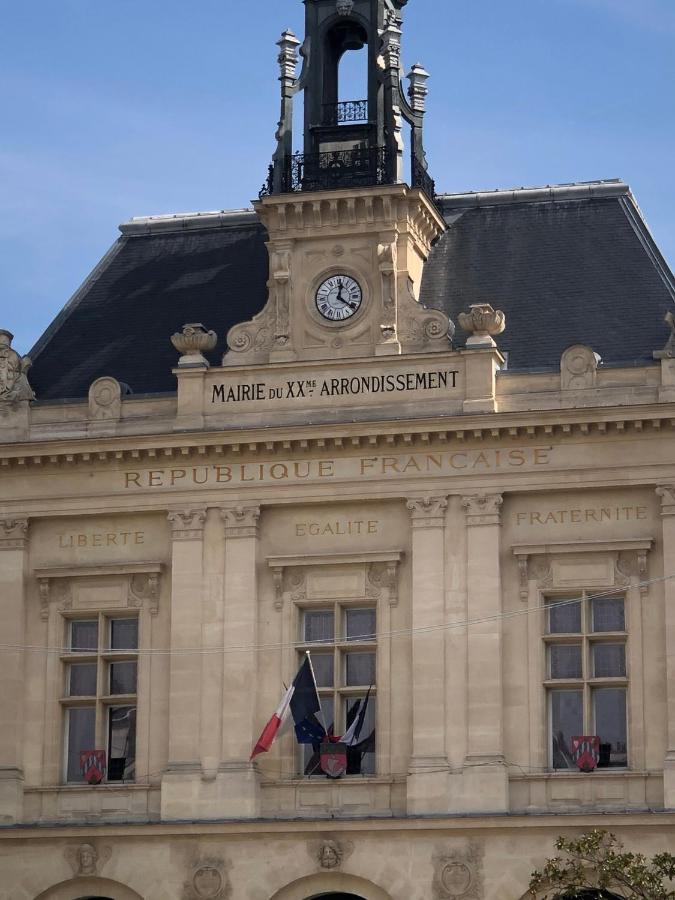 Gambetta Residences Hotel Paris Centre Exterior foto